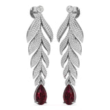 Dala Majestic Feather Drops - Ruby