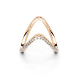 Vera V-Contour Ring