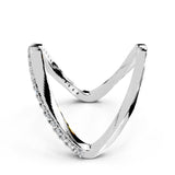Vera V-Contour Ring