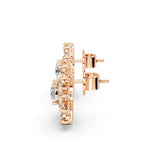 Radiant Bloom Diamond Earrings