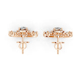 Radiant Bloom Diamond Earrings