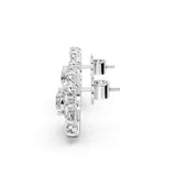 Radiant Bloom Diamond Earrings