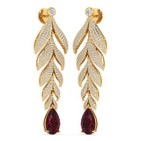 Dala Majestic Feather Drops - Ruby