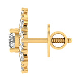 Regal Sunburst Diamond Studs