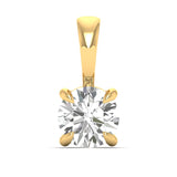 Classic Solitaire Charm Pendant