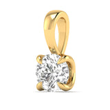 Classic Solitaire Charm Pendant