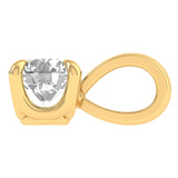Classic Solitaire Charm Pendant